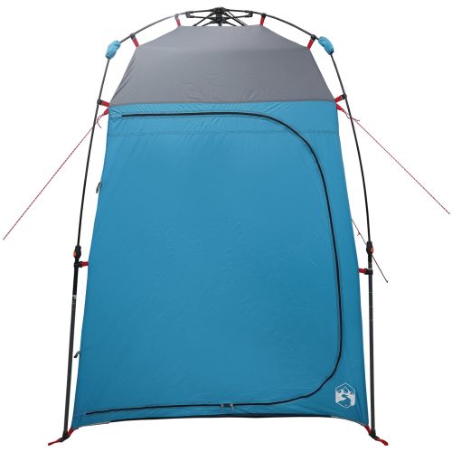Душ палатка със съхранение Синьо 160 x 160 x 227 см Стомана