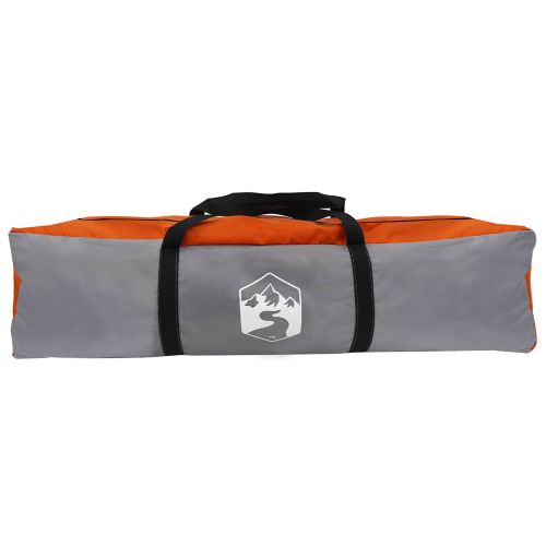 Душ палатка Сив и оранжев 160 x 160 x 227 см Стомана