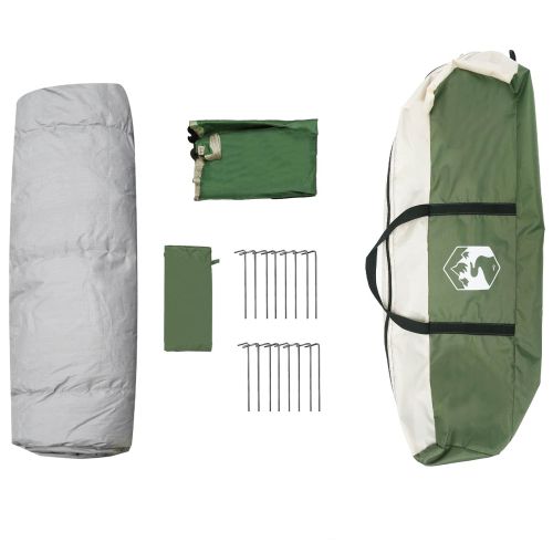 Бърза палатка със съхранение Зелен 280 x 280 x 160 см Стомана