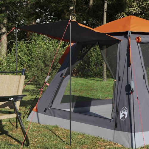 Моментна палатка с дъждобран за 3-ма бързо освобождаване