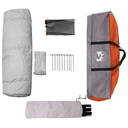 Моментна палатка с дъждобран за 3-ма бързо освобождаване