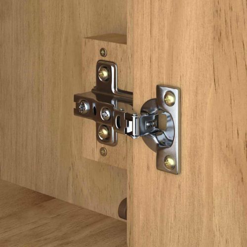 Шкаф за мивка в баня с рафт FLORO Восъчнокафяв 60 x 40 x 80 см