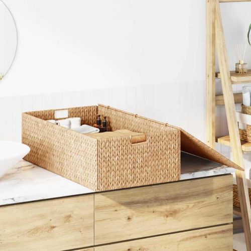 Кутия за съхранение Естествен 75 x 42 x 23 см Воден хиацинт