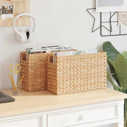 Магазински кошници 2 pcs Естествен 39 x 14 x 25 см
