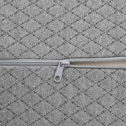 Постелка за крака Геометричен Сив