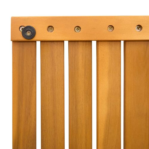 Постелка за баня Едноцветен Кафяво 60 x 40 cm Дърво