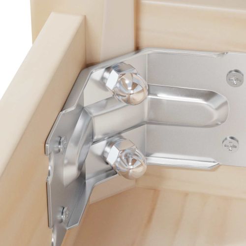 Железни гайки 2 pcs Сребрист M8 x 10 mm Стомана