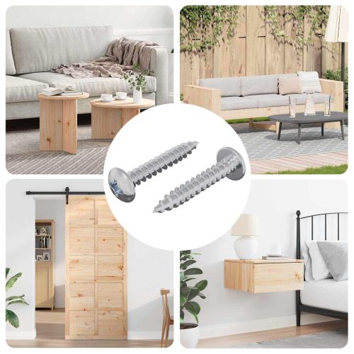 Самонарезен гвоздей 2 pcs Цинковано 4 x 25 мм Стомана