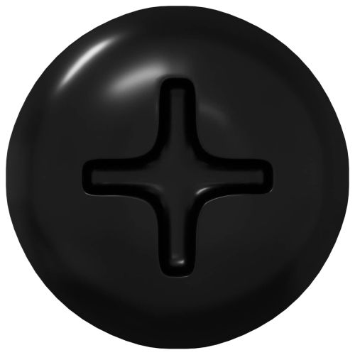 Самонарезен гвоздей 9000 pcs Черно Стомана