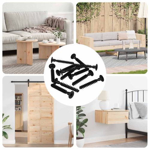 Гнездова капачка с главичка 5143 pcs Черно Желязо