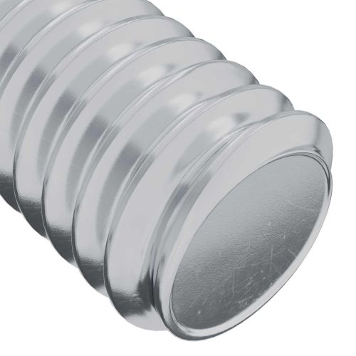 Винт с глава 2 pcs Сребрист M6 x 35 mm Стомана