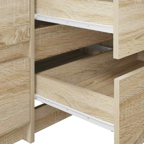 Плъзгач за чекмедже 73 pcs Бяло Стомана