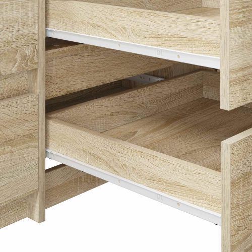 Плъзгач за чекмедже 49 pcs Бяло Стомана