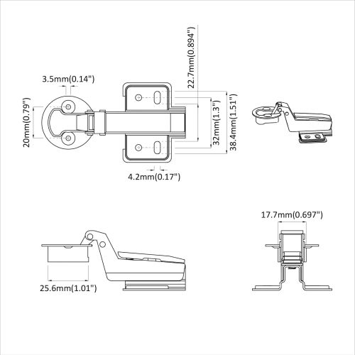 Панта 123 pcs Сребрист 0 Желязо