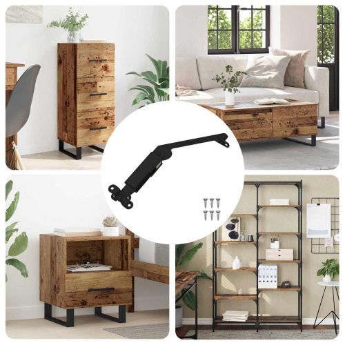 Панта за поддръжка на капак 12 pcs Черно 192 x 32 x 50 мм