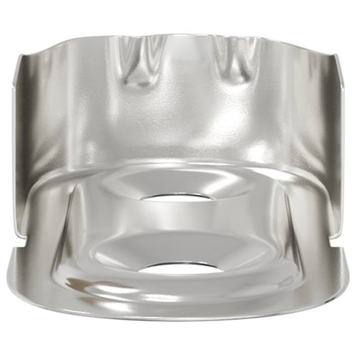 Стойка за закачалка 2 pcs Бял цинк 40 x 18 x 10 мм Желязо