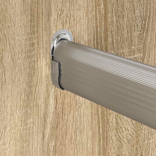 Стойка за закачалка 2 pcs Бял цинк 40 x 18 x 10 мм Желязо