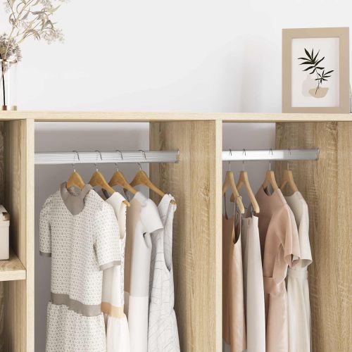 Стойка за закачалка 12 pcs Бял цинк 40 x 18 x 10 мм Желязо