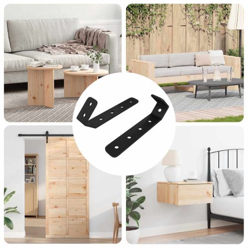 Куки 2 pcs Черно M5 x 110 мм Желязо