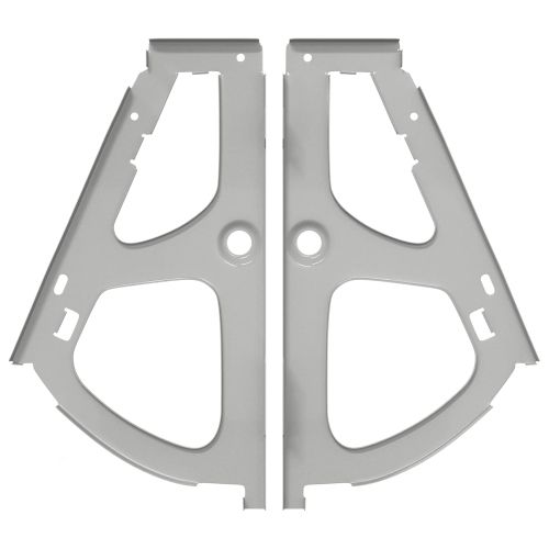 Панта за плъзгащ се шкаф 2 pcs Сребрист 235 x 155 x 30 мм