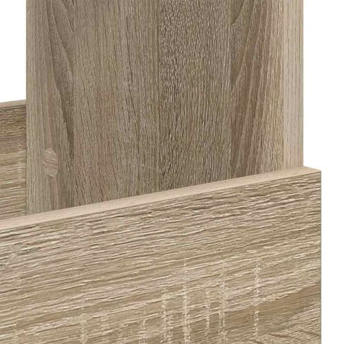 Етажерка за списания Сонома дъб 102 x 30 x 45 см