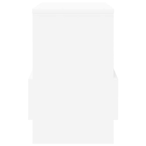 Етажерка за списания Бяло 35 x 30 x 45 см