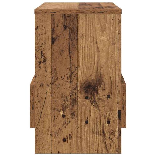 Етажерка за списания 2 pcs Старо дърво 35 x 30 x 45 см