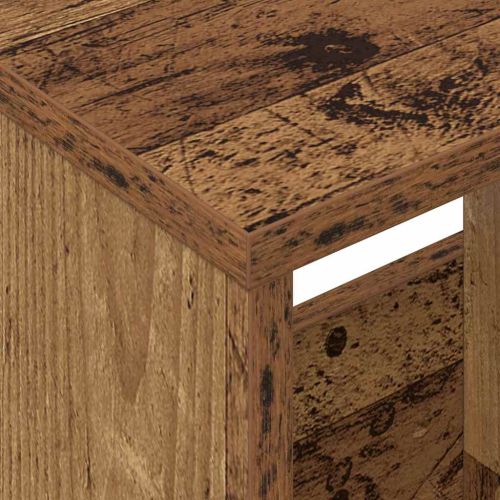 Етажерка за списания 2 pcs Старо дърво 35 x 30 x 45 см