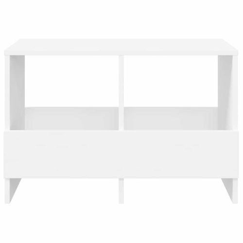 Етажерка за списания Бяло 68,5 x 30 x 45 см