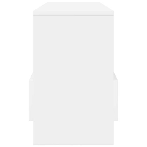 Етажерка за списания Бяло 68,5 x 30 x 45 см