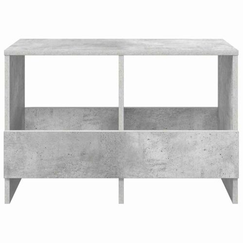 Етажерка за списания Циментено сиво 68,5 x 30 x 45 см