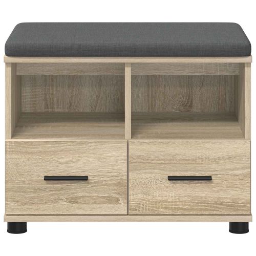 Пейка за коридор с възглавница Сонома дъб 60 x 38 x 46 см