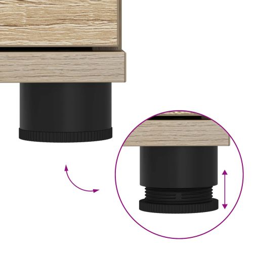 Пейка за коридор с възглавница Сонома дъб 60 x 38 x 46 см