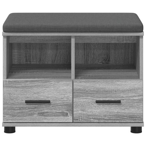 Пейка за коридор с възглавница Сив Сонома 60 x 38 x 46 см