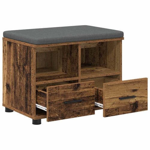 Пейка за коридор с възглавница Старо дърво 60 x 38 x 46 см