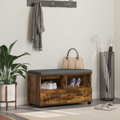 Пейка за коридор с възглавница Димян дъб 80 x 38 x 46 см