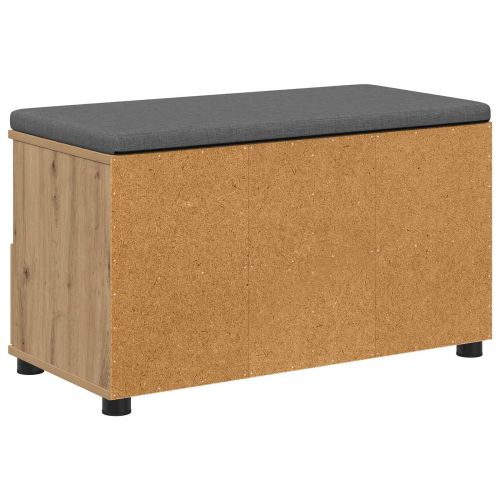 Пейка за коридор Дъб 80 x 38 x 46 см ПДЧ и тапицерийна тъкан