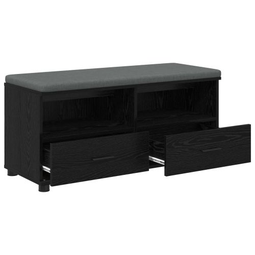 Пейка за коридор с възглавница Черния дъб 100 x 38 x 46 см