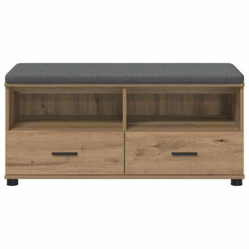 Пейка за коридор Дъб 100 x 38 x 46 см ПДЧ и тапицерийна тъкан