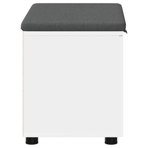 Пейка за коридор с възглавница с врата Бяло 60 x 38 x 46 см