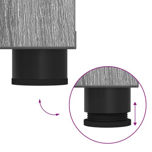 Пейка за коридор с възглавница Сив Сонома 60 x 38 x 46 см