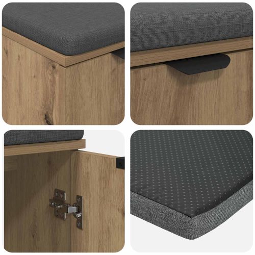 Пейка за коридор с възглавница с врата Дъб 60 x 38 x 46 см