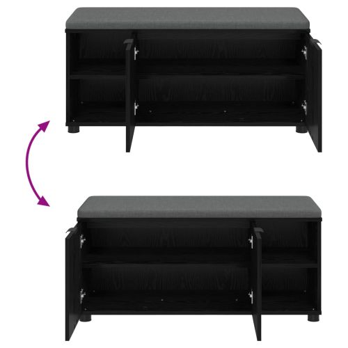 Пейка за коридор с възглавница Черния дъб 100 x 38 x 46 см