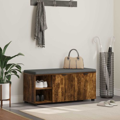 Пейка за коридор с възглавница Димян дъб 100 x 38 x 46 см