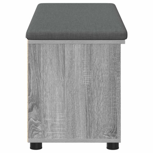 Пейка за коридор с възглавница Сив Сонома 100 x 38 x 46 см