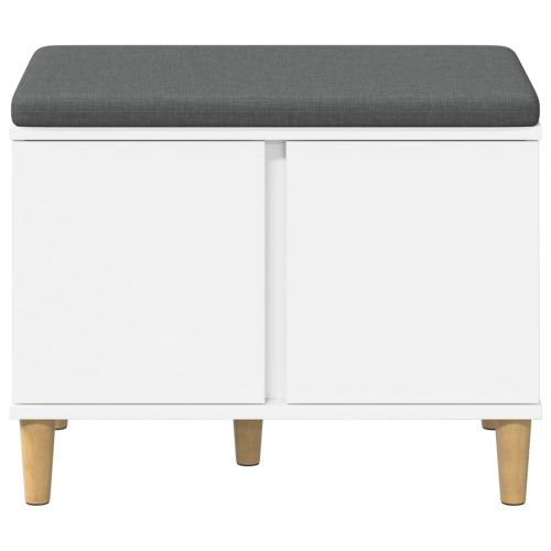 Пейка за коридор с възглавница с врата Бяло 60 x 38 x 46 см