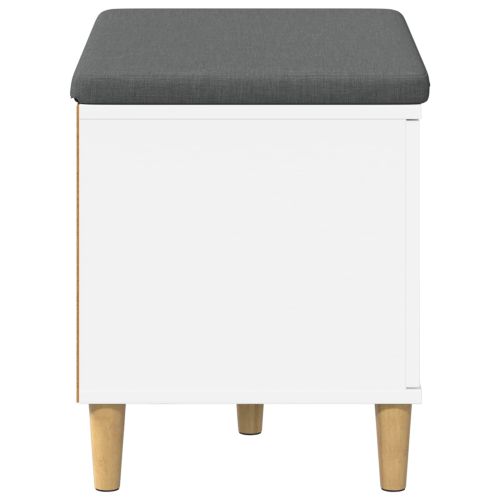 Пейка за коридор с възглавница с врата Бяло 60 x 38 x 46 см