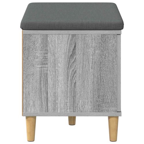 Пейка за коридор с възглавница Сив Сонома 60 x 38 x 46 см