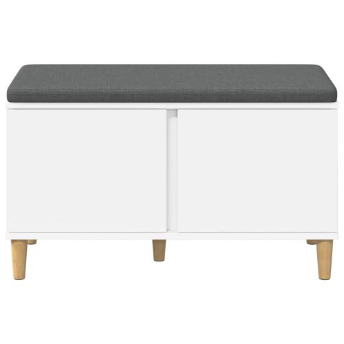 Пейка за коридор с възглавница с врата Бяло 60 x 38 x 46 см