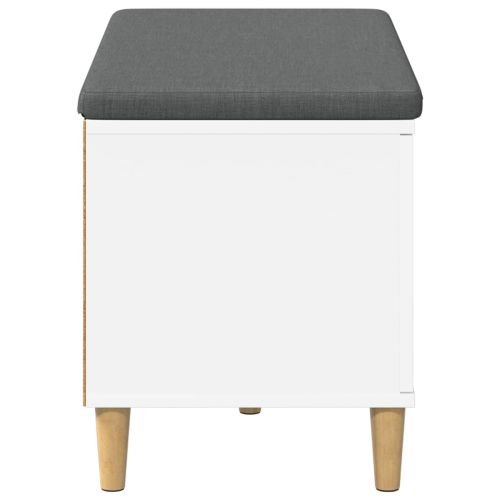 Пейка за коридор с възглавница с врата Бяло 60 x 38 x 46 см